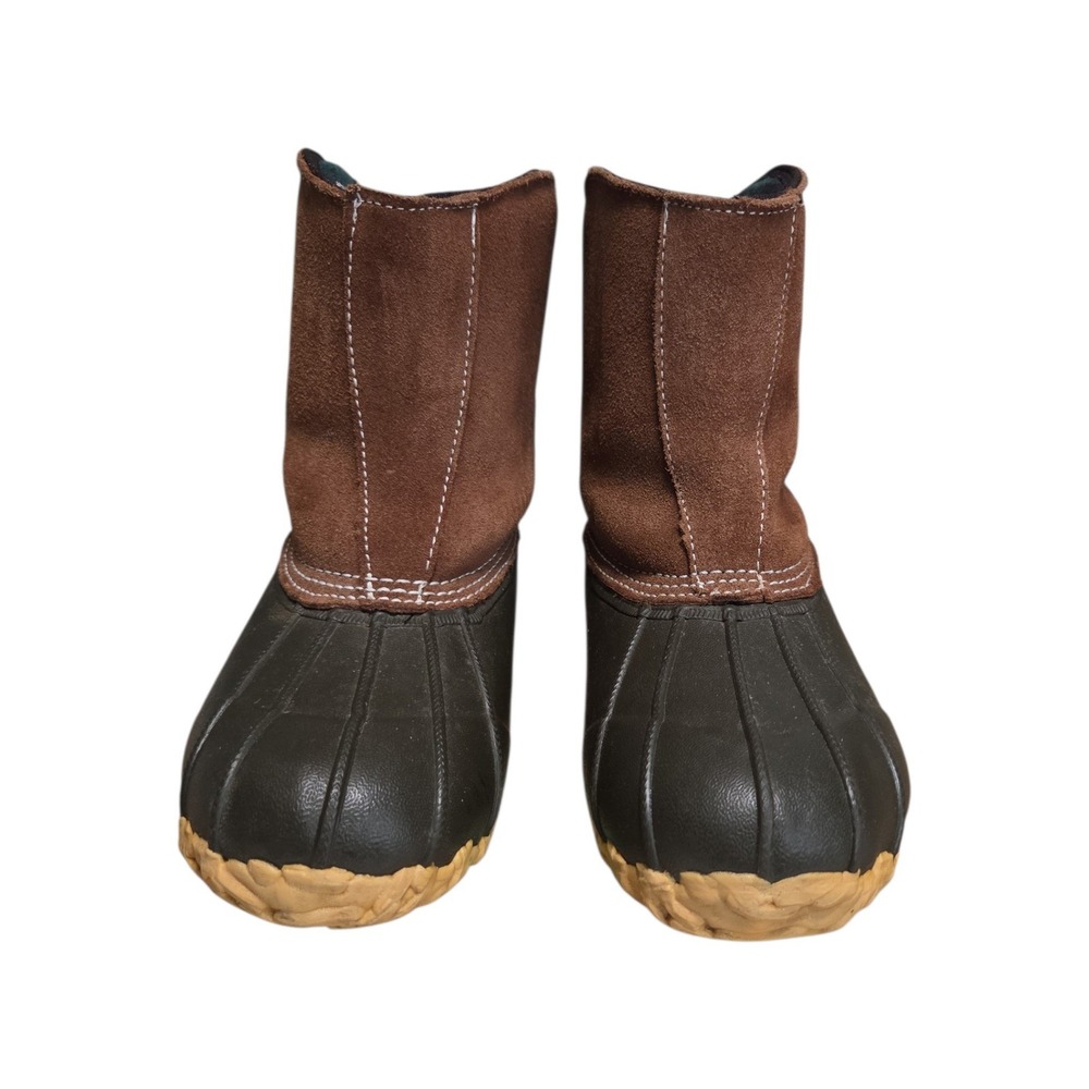 RedHead Duck Boots Women Size 6 Brown Insulated Leather Rubber Ankle Boots